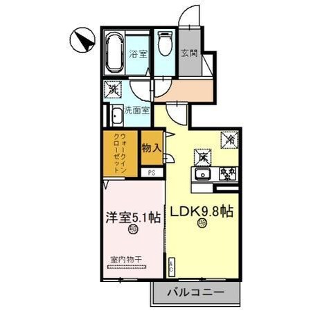 メルヴェーユ相生の物件間取画像